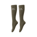Harcour - Happy Glitter Riding Socks Olive Green (x2)