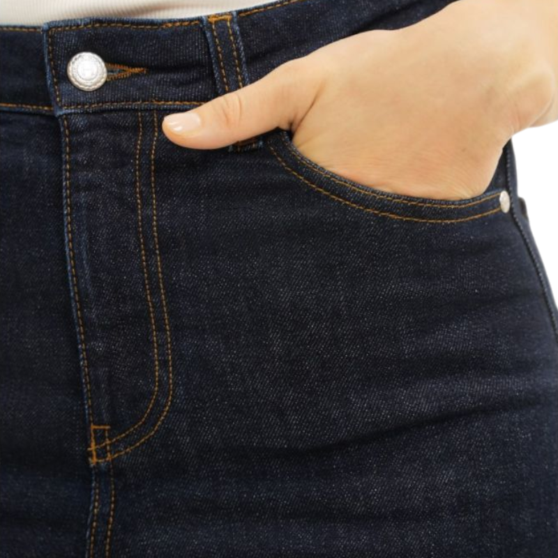 Harcour - Jeans donna Jeanne grezzo