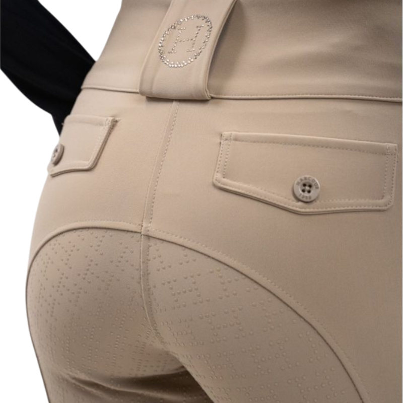 Harcour - Ludivine Beige Women's Riding Breeches