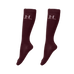 Harcour - Badminton aubergine riding socks | - Ohlala