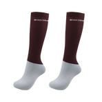 Harcour - Chaussettes d'équitation Vaya aubergine (X2) | - Ohlala