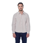 Harcour - Men's long-sleeve velvet shirt Shavi ivory | - Ohlala