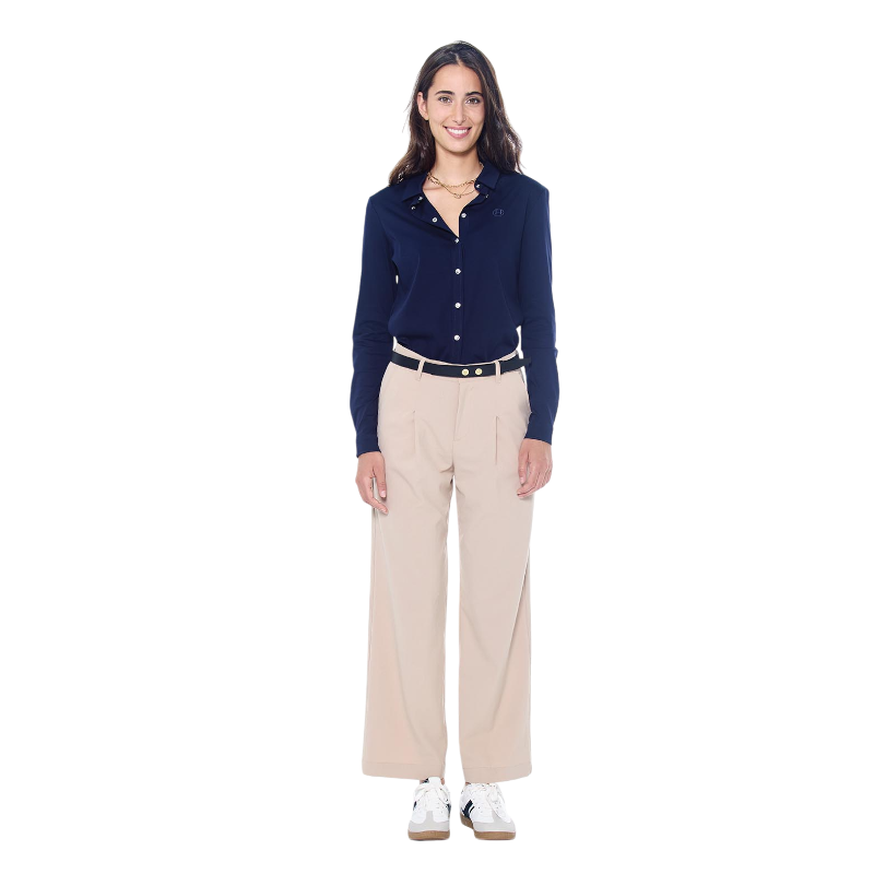 Harcour - Chemise manches longues femme Sharmy marine