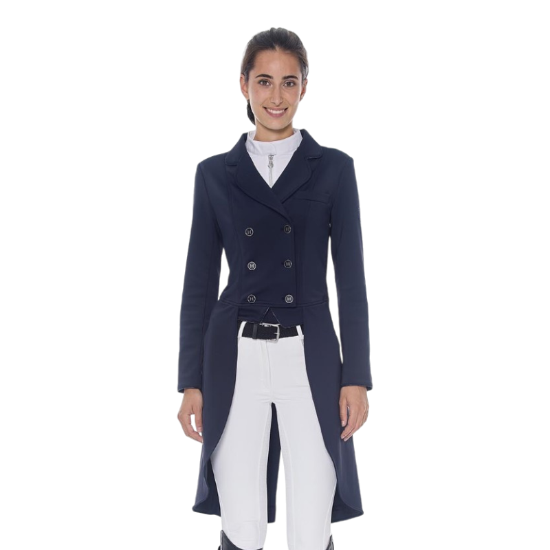 Harcour - Frac de dressage femme Floranie marine