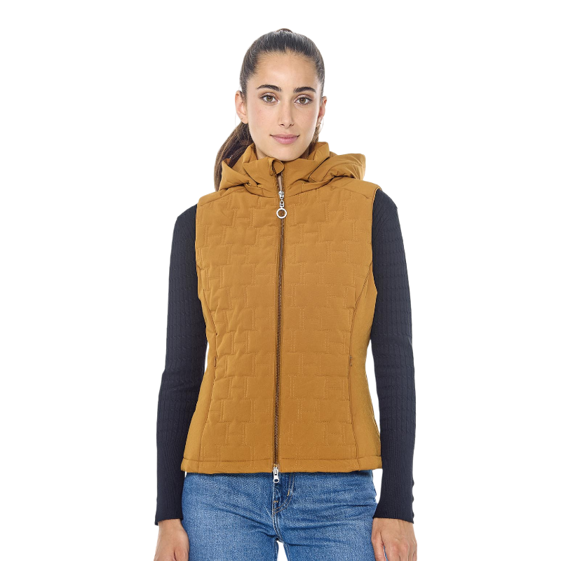 Harcour - Gilet sans manches femme Bernie golden yellow