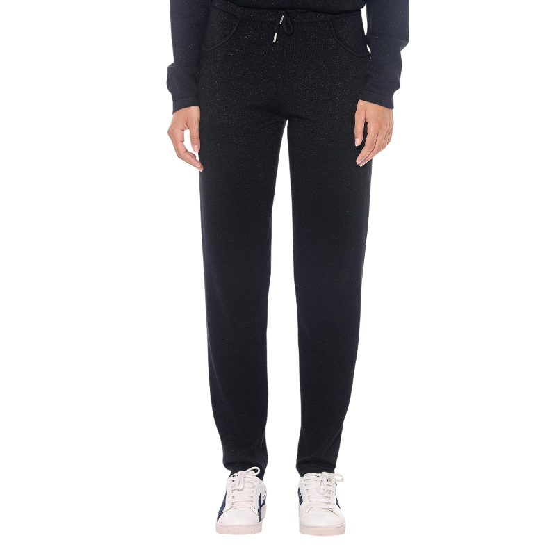 Harcour - Jogging femme Joggi noir shiny