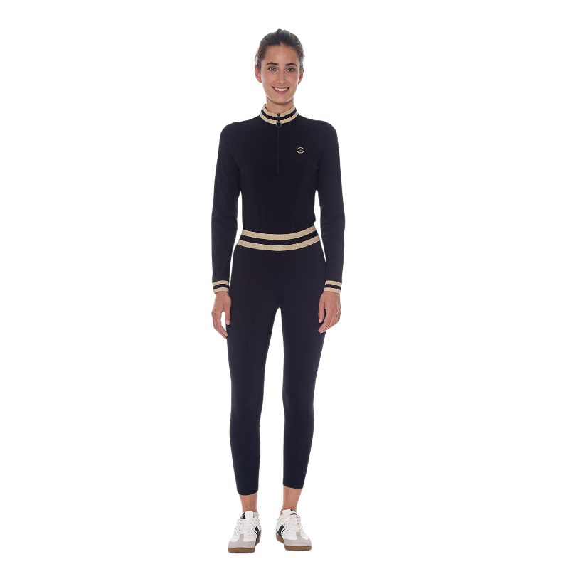 Harcour - Legging d'équitation femme Vega noir