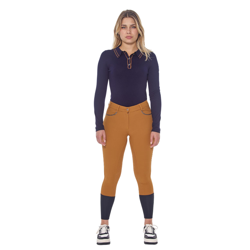 Harcour - Pantalon d'équitation femme Boogie golden yellow