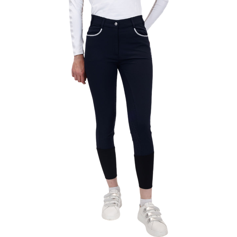 Harcour - Pantalon d'équitation femme Boogie marine