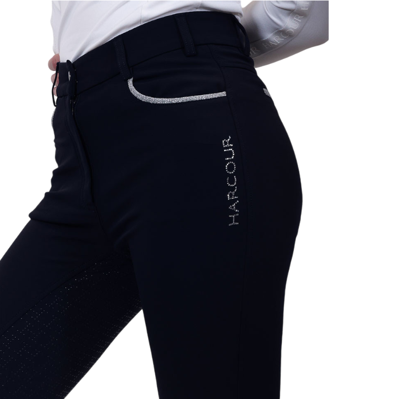 Harcour - Pantalon d'équitation femme Boogie marine