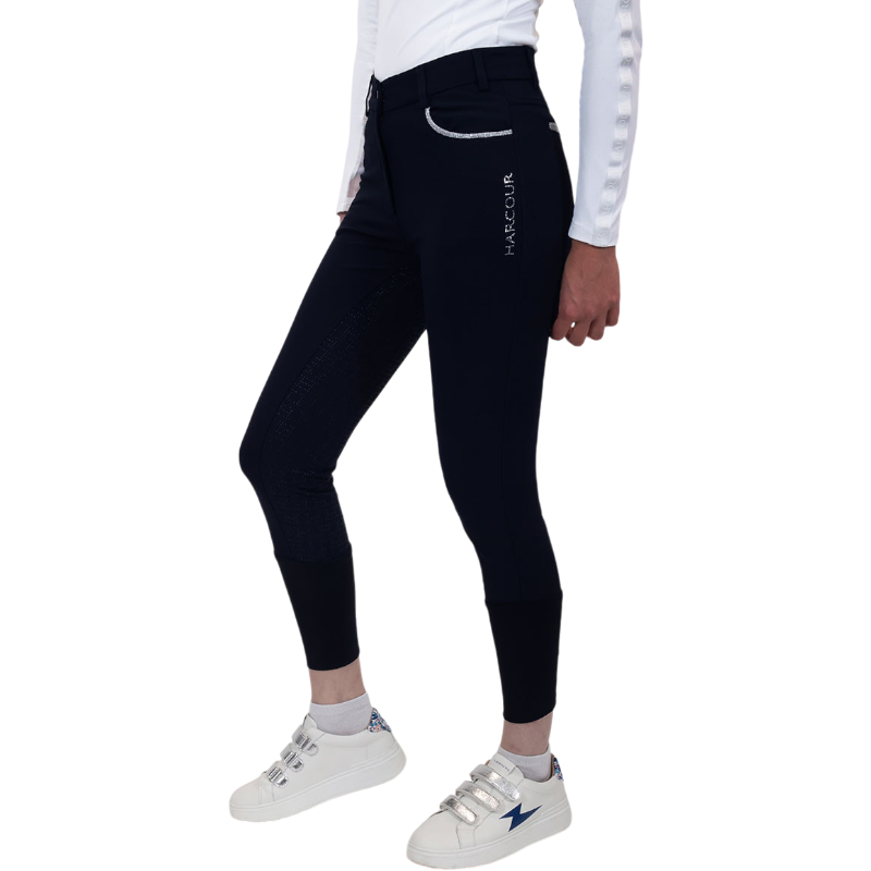 Harcour - Pantalon d'équitation femme Boogie marine