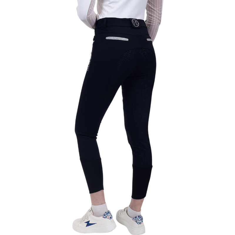 Harcour - Pantalon d'équitation femme Boogie marine
