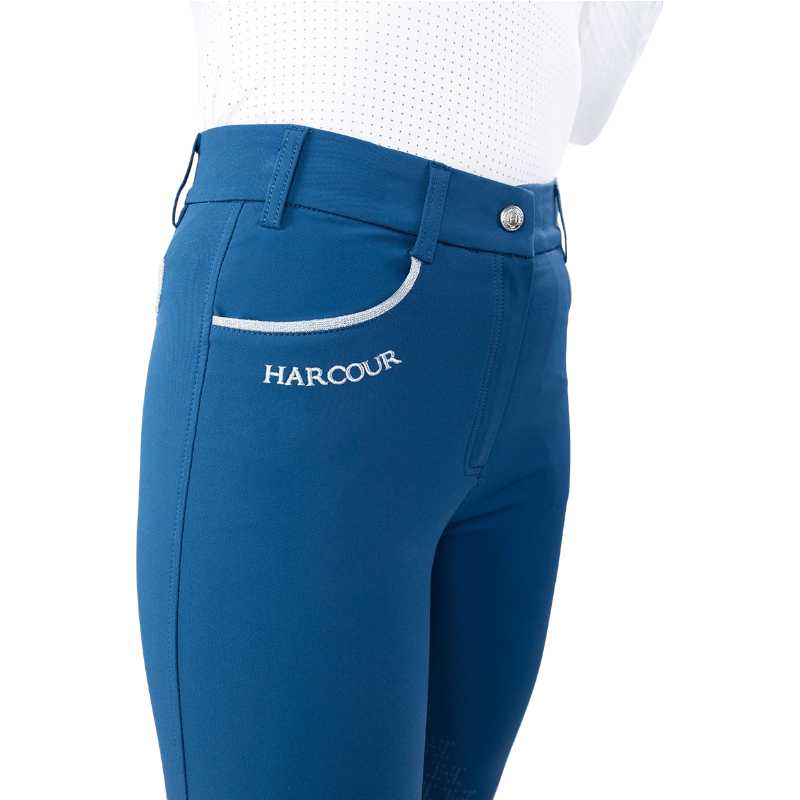 Harcour - Women's riding pants Jaltika lagoon blue 