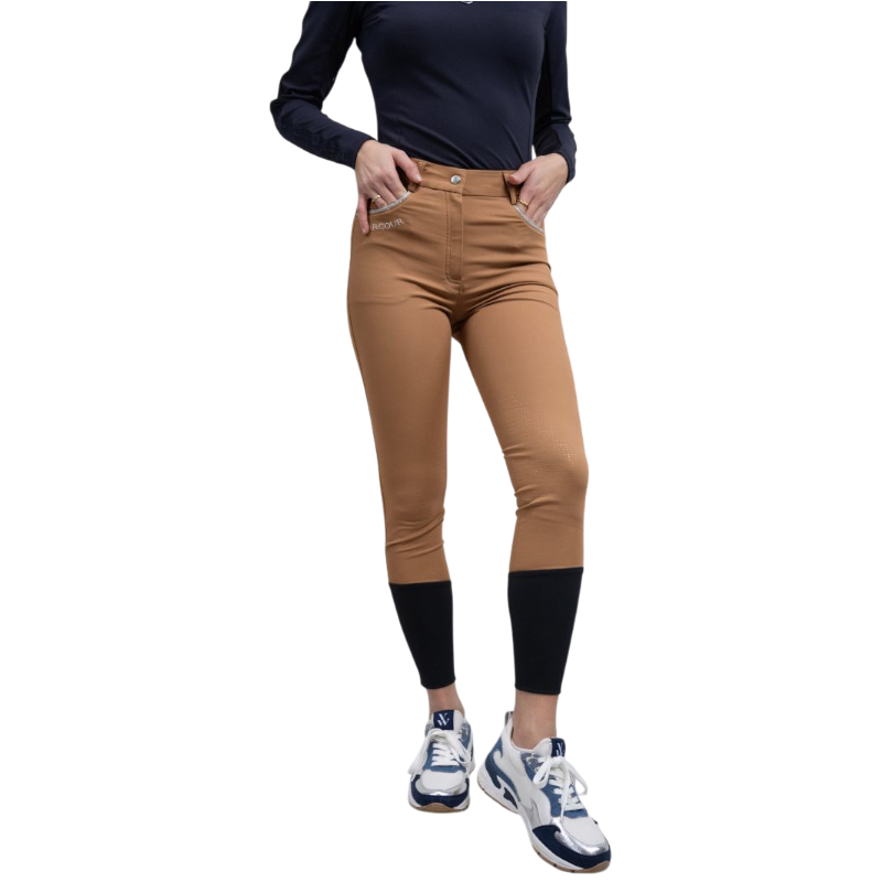 Harcour - Women's equestrian pants Jaltika coffee 