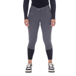 Harcour - Jaipur anthracite grey women's fleece riding breeches | - Ohlala
