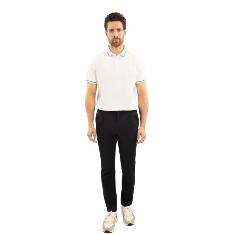 Harcour - Bruce Men's Lifestyle Trousers Black | - Ohlala