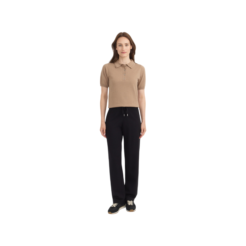 Harcour - Schwarze Damen-Strickhose Chelsea