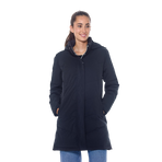 Harcour - Women's long parka Pich black | - Ohlala