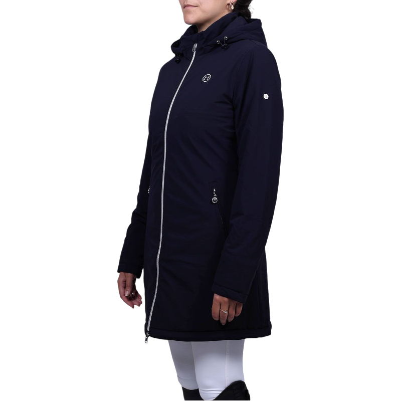 Harcour - Parka longue femme Robertah marine
