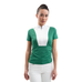 Harcour - Women's short-sleeve competition polo Paris emerald green | - Ohlala