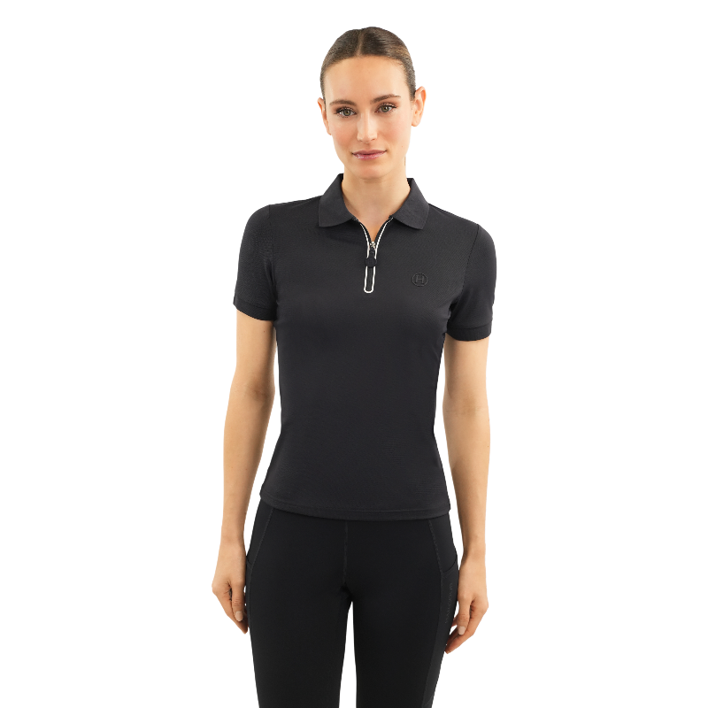 Harcour - Polo manches courtes femme Bridget marine | - Ohlala