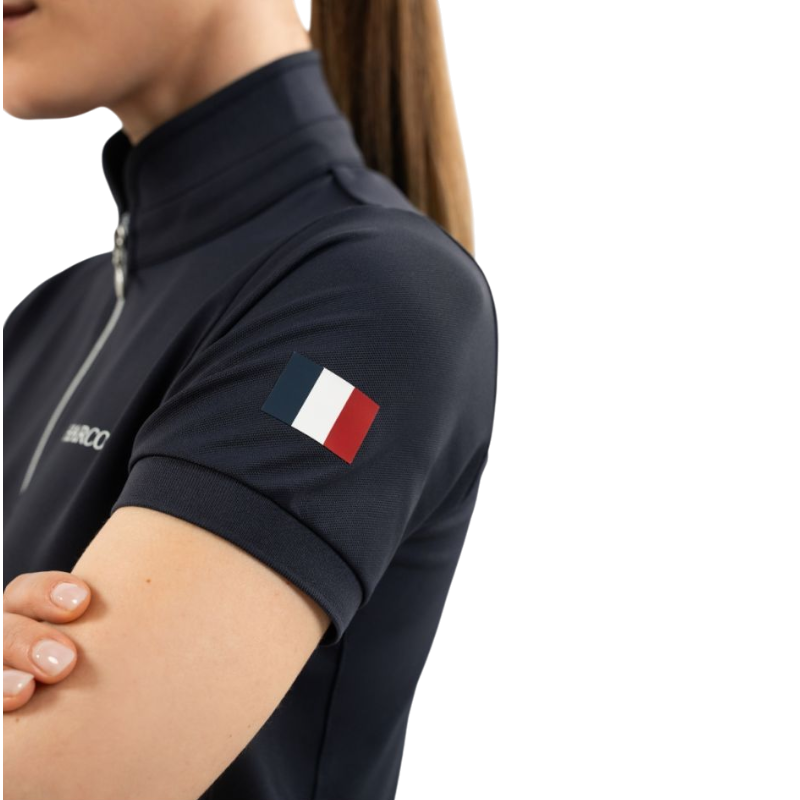 Harcour - Damen Kurzarm-Polo Fuega Marine