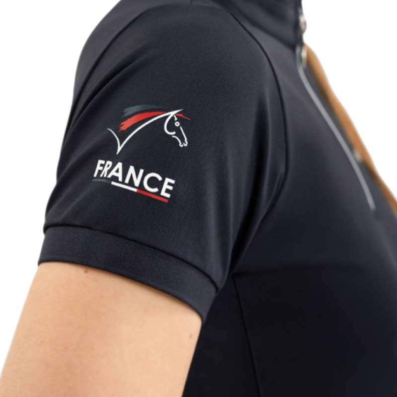 Harcour - Damen Kurzarm-Polo Fuega Marine
