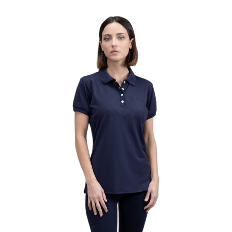 Harcour - Polo manches courtes femme Pacha marine