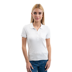 Harcour - Women's short-sleeve polo Pamoly white | - Ohlala