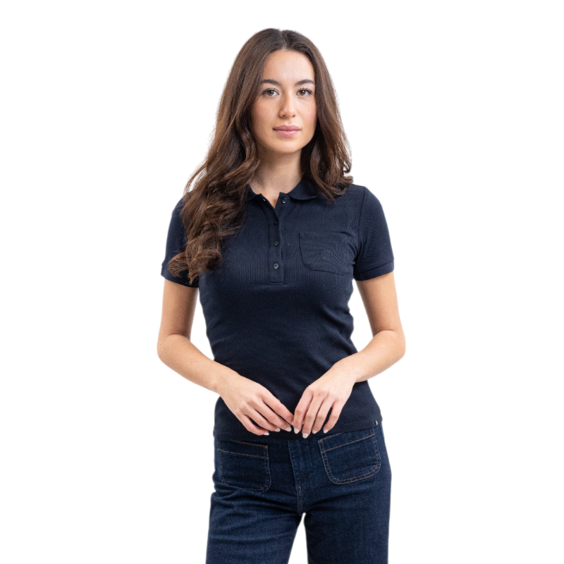 Harcour - Women's short sleeve polo Pamoly navy 