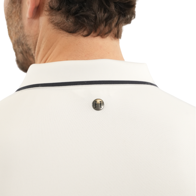 Harcour - Polo manches courtes homme Ben blanc | - Ohlala