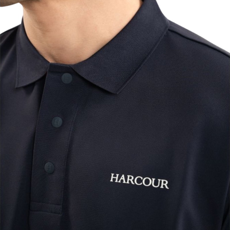Harcour - Polo manica corta uomo Fuego blu navy