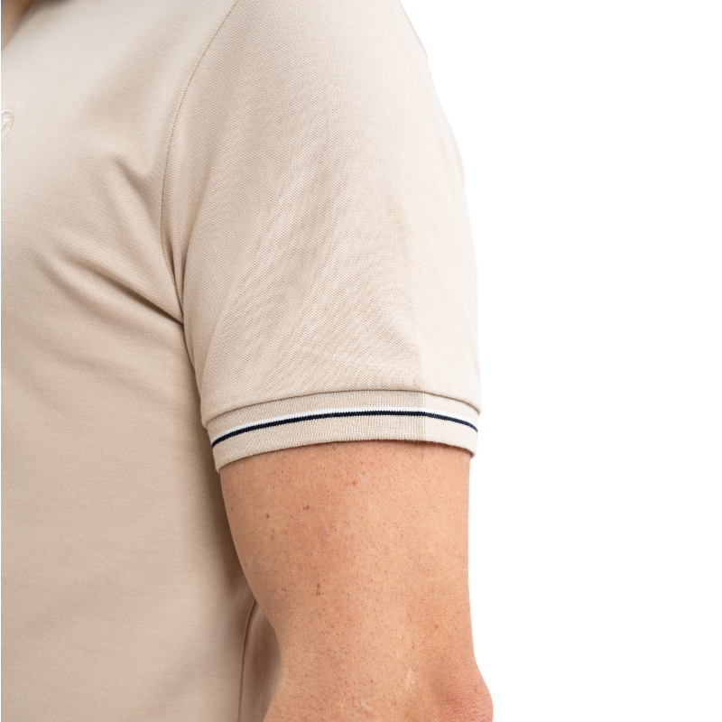 Harcour - Men's short sleeve polo Oscar linen 