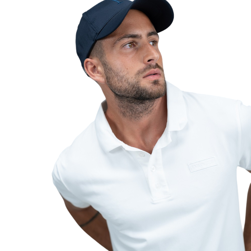 Harcour - Polo manches courtes homme Pami blanc