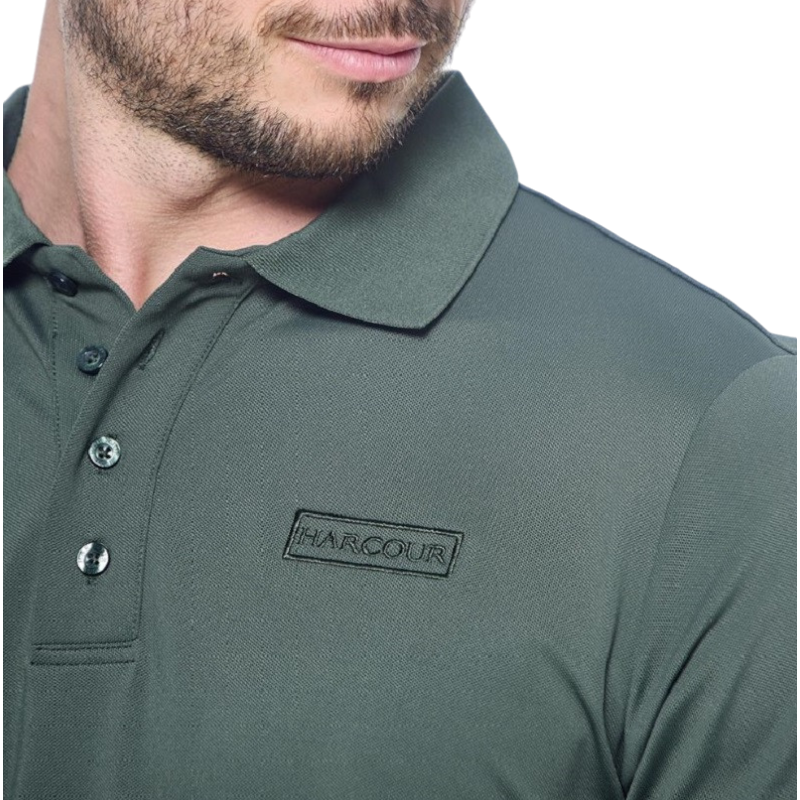 Harcour - Polo manches courtes homme Pami kaki