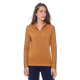 Harcour - Polo manches longues chaud femme Pistach golden yellow | - Ohlala