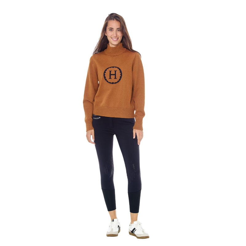 Harcour - Pull manches longues femme Plaza golden yellow