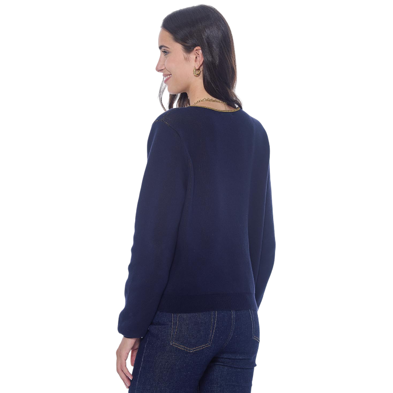 Harcour - Pull manches longues femme Swift marine