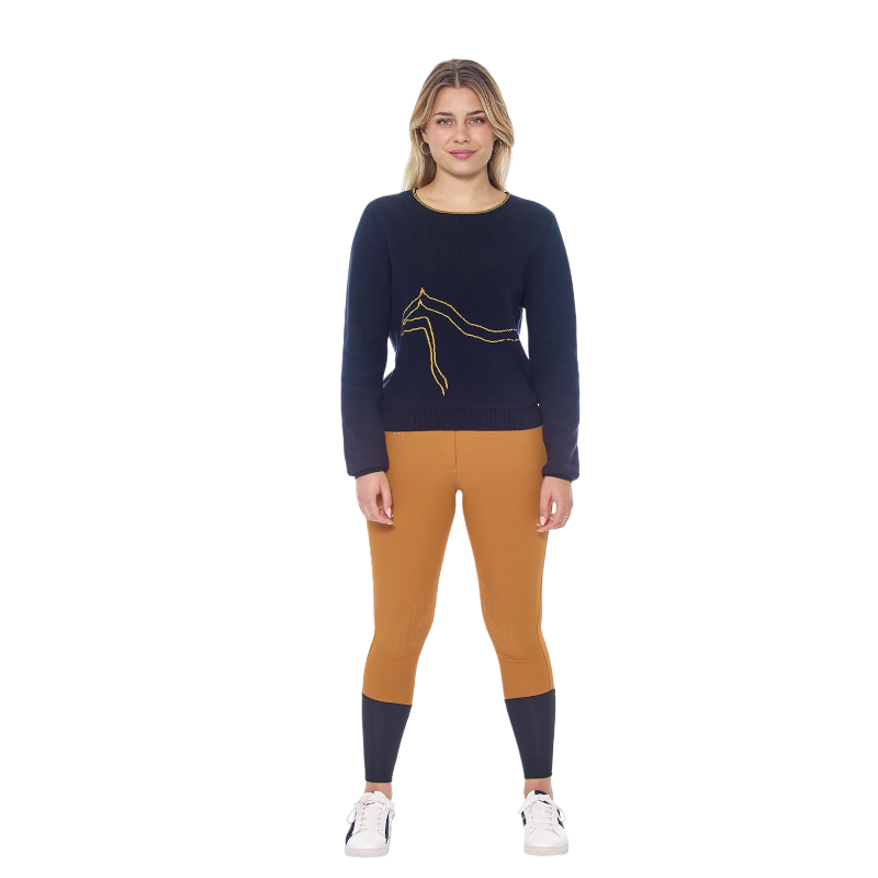Harcour - Pull manches longues femme Swift marine