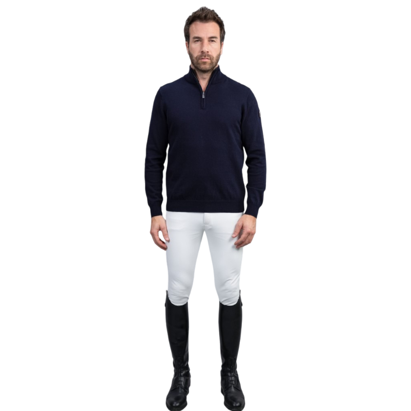Harcour - Pull manches longues homme Parmo marine