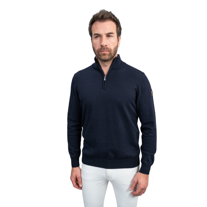 Harcour - Pull manches longues homme Parmo marine