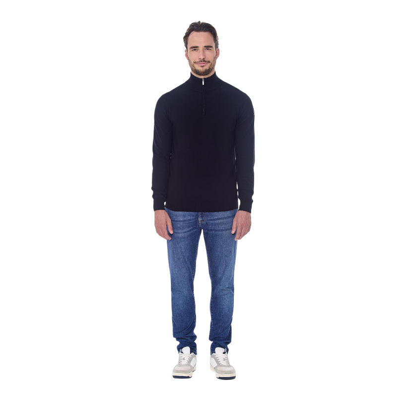 Harcour - Pull manches longues homme Parmo noir