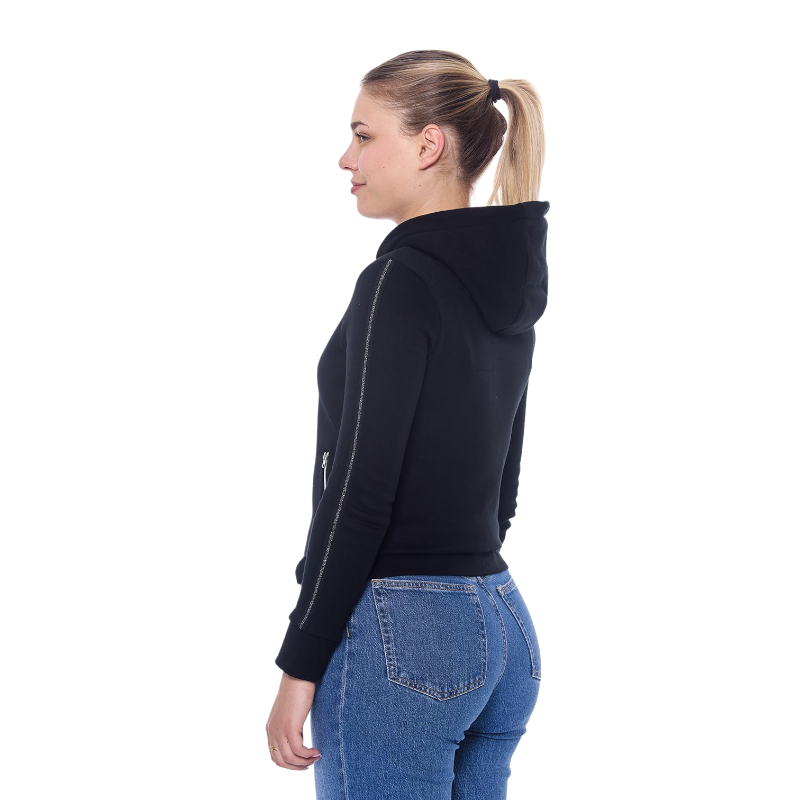 Harcour - Sweat à zip manches longues femme Sworm noir