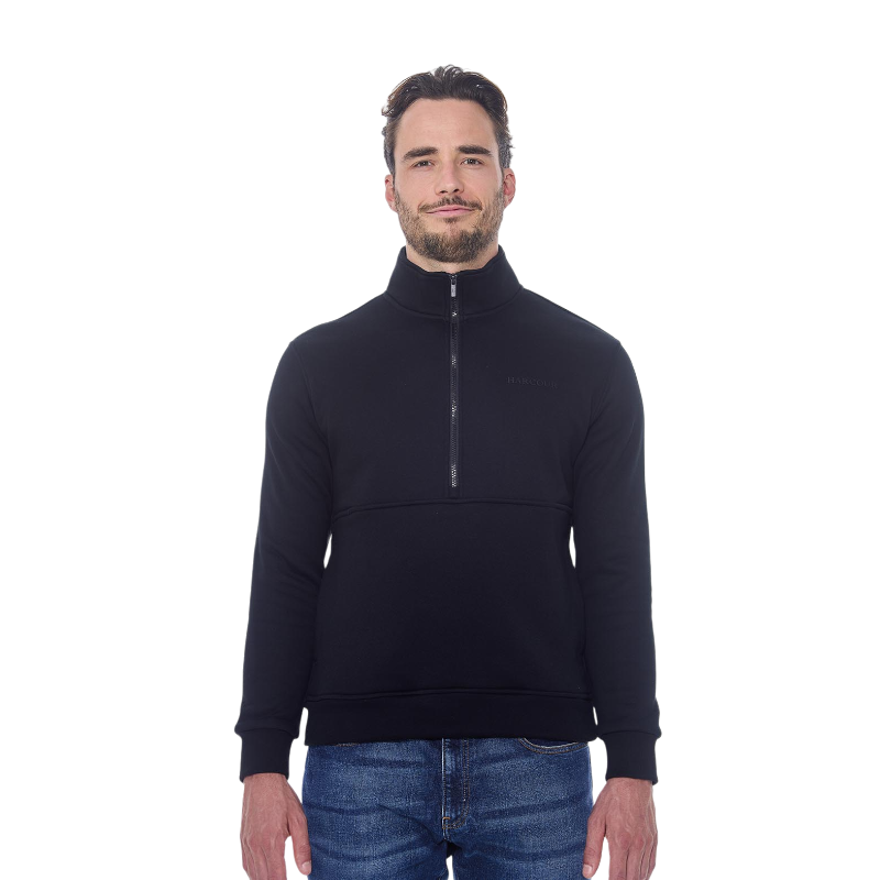 Harcour - Sweat manches longues homme Swabo noir