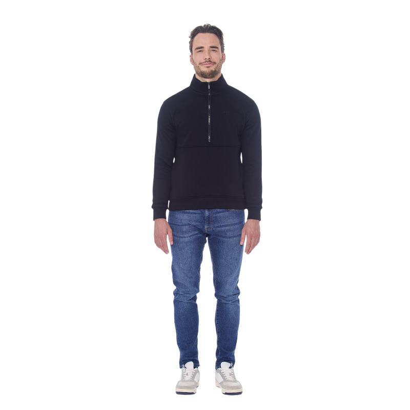 Harcour - Sweat manches longues homme Swabo noir