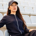 Harcour - Amelie navy women's zip long-sleeve sweatshirt | - Ohlala