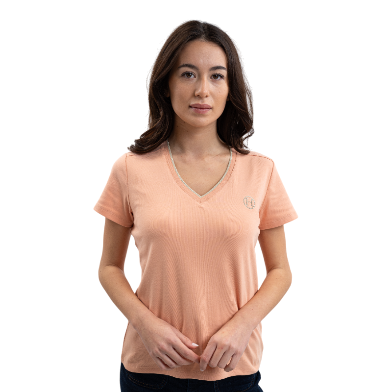 Harcour - Women's short-sleeve T-shirt Taraza apricot 