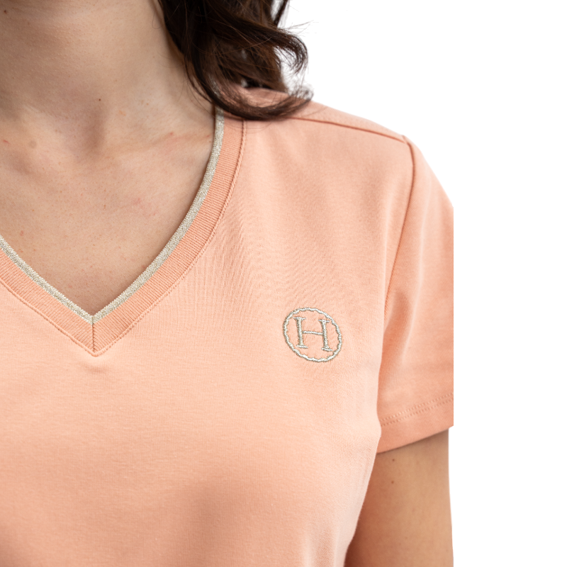 Harcour - Women's short-sleeve T-shirt Taraza apricot 