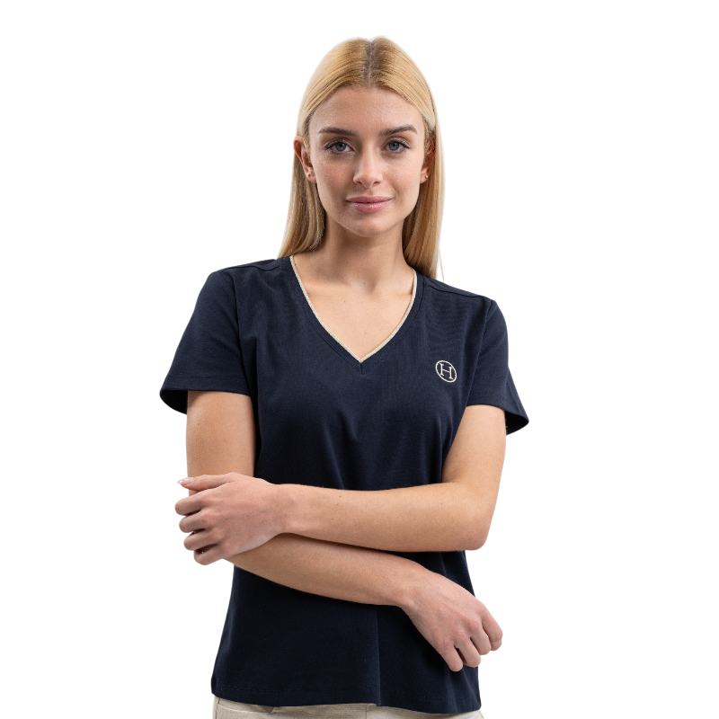 Harcour - Women's short sleeve T-shirt Taraza navy 