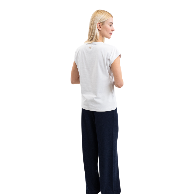 Harcour - Women's short-sleeve T-shirt Tchaka white 